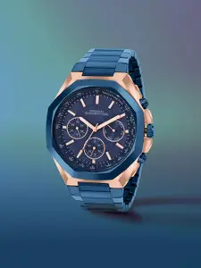 French Connection Men Dial & Stainless Steel Bracelet Style Straps Analogue Watch