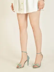 TRYME Women Stiletto Heels Sandals with Bows