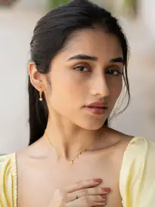 SHAYA Stars In The Galaxy Earrings & Necklace Crafted In Gold Plated 925 Silver