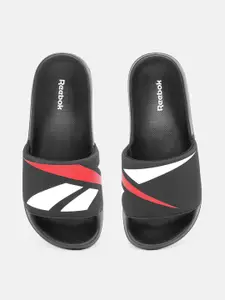Reebok Men Arrival Brand Logo Print Sliders
