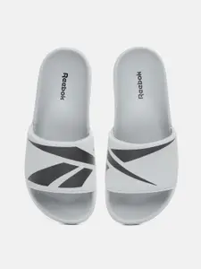 Reebok Men Arrival Brand Logo Print Sliders