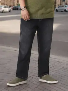 Urbano Plus Men Straight Fit Mid-Rise Light Fade Stretchable Jeans