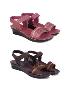 PENNEN Women Multicoloured Thong Flip-Flops