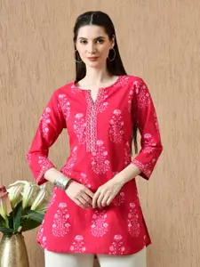 Anouk Rustic Women Floral Printed Pure Cotton Kurti