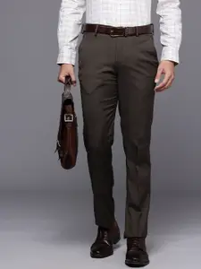 Louis Philippe Men Slim Fit Formal Trousers