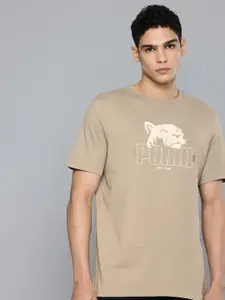 Puma Brand Logo Printed Pure Cotton T-shirt