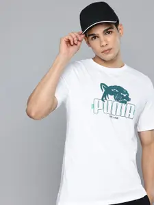 Puma Brand Logo Printed Pure Cotton T-shirt