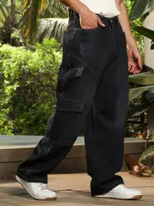 Campus Sutra Men Comfort Cotton Relaxed Fit Mid-Rise Jeans