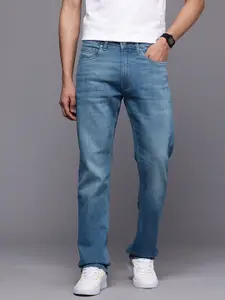 Louis Philippe Jeans Men Low-Rise Heavy Fade Stretchable Jeans