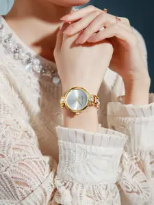 GIORDANO Women Dial & Stainless Steel Bracelet Style Straps Analogue Watch GZ-60088-44