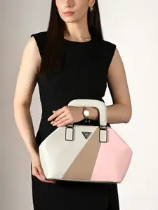 LAVIE Signature Women Colourblocked Swagger Satchel Handbags