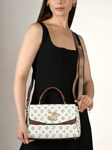 LAVIE Signature Geometric Printed Oversized Structured Satchel