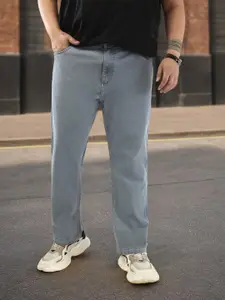 Urbano Plus Men Straight Fit Mid-Rise Stretchable Jeans