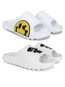 Pampy Angel Men White Flip Flops