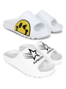 Pampy Angel Men White Flip Flops