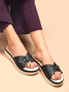 JodyHub Women Woven Design Wedge Sandals