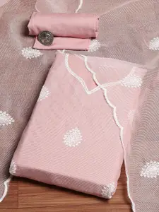 Biba Ethnic Motifs Embroidered Pure Cotton Unstitched Dress Material