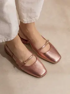 Street Style Store Women Mules with Buckles Flats