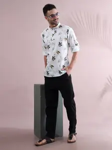 FILORI STUDIO Men Floral Printed Kurta