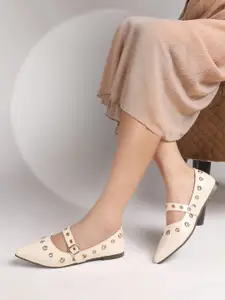 Lavie Women Slip-On Pointed Toe Mules Flats