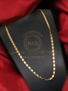 Arudhras fashion jewels Gold-Plated Brass Necklace