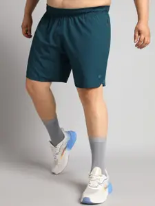CULT Men Teal Runner's Essential Plus Size Shorts
