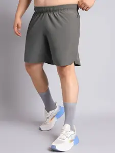 CULT Men Dark Grey Runner's Essential Plus Size Shorts