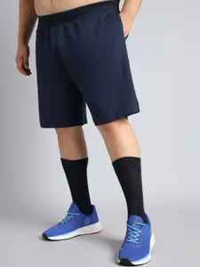 CULT Men Navy Plus Size Training Essential Shorts