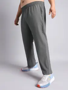 CULT Men Dark Grey Runner's Essential Plus Size Trackpants