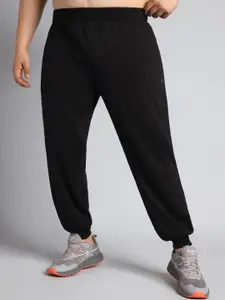 CULT Men Black Plus Size Training Essential Joggers