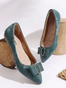 DressBerry Women Slip-On Pointed Toe Mojaris Flats