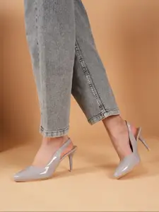 DressBerry Women Pointed Toe Party Kitten Heel Pumps