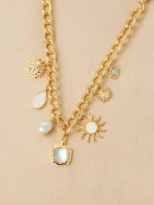 Accessorize Pearls Beaded Statement Necklace