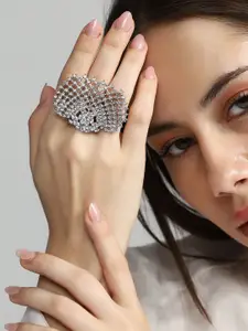 SOHI The Bling-Butterfly Statement Ring