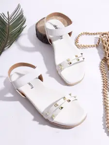 DressBerry Women Open Toe Flats