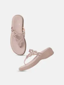 Marc Loire Women Embellished Flatform Sandals