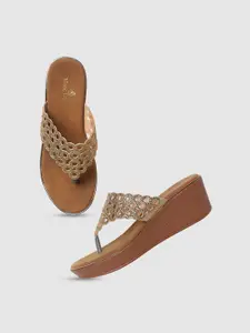 Marc Loire Embellished Wedge Heel Sandals