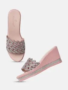 Marc Loire Embellished Wedge Heel Sandals