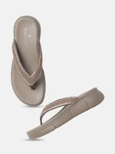 Marc Loire Women Embellished Flatform Heel Sandals