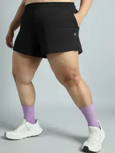 Cult Women'S Black Everyday Essential Cotton Shorts