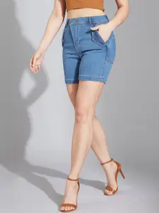 Life With Pockets Women Relaxed Fit Denim Shorts