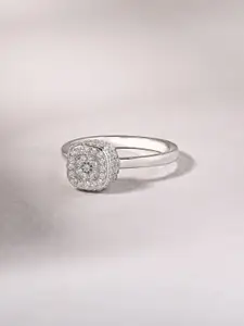 TOUCH925 Stone-Studded Finger Ring