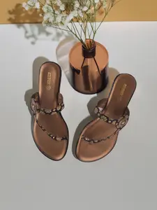 Anouk Women Solid Round Toe Casual One Toe Flats