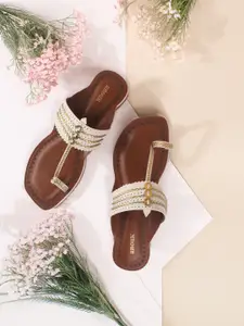 Anouk Women Embellished One Toe Flats