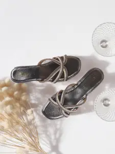 Anouk Women Solid Party Open Toe Flats