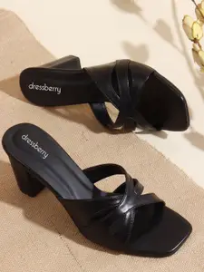 DressBerry Women Block Heel Sandals