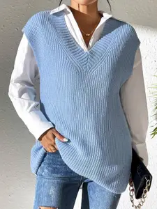 Bebe Self Design Pullover Sweaters