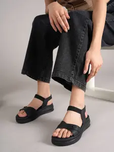 Bella Rosa Women Open Toe Flats