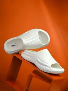 HRX by Hrithik Roshan Men Self Design Open Toe Sliders