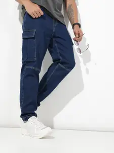 The Roadster Lifestyle Co. Men Tapered Fit Stretchable Mid-Rise Jeans